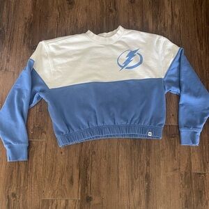 Tampa bay Lightning  Blue and White Sweatshirt M